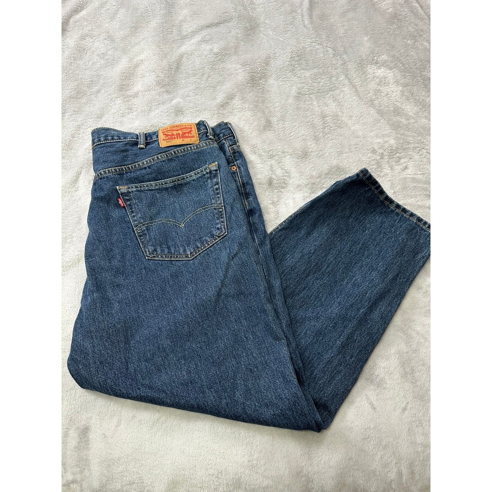 Levi's 550 Relaxed Fit Jeans Mens W44 L29 Blue Denim Tapered Leg 00550-0216
